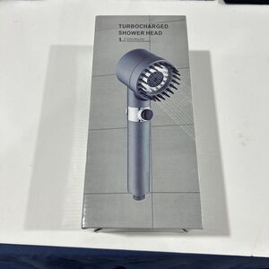 Turbocharged Shower Head Hand-held Spray Replacement 3 Modes Combo